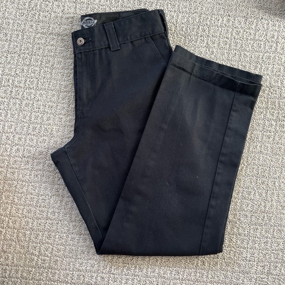 cute woman’s dickies black every day pants.